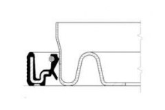 200 342 75C_сальник к для FORD MONDEO IV Turnier (BA7) 2.0 Flexifuel 2009-2014, код двигателя TBBA,TBBB, V см3 1999, КВт107, Л.с.145, Бензин/этанол, Corteco 20034275B